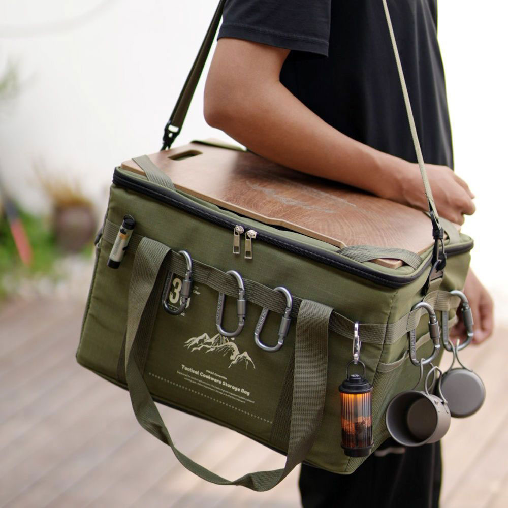 Camping Cooking Organizer - Torba piknikowa 36L Tactics, wodoodporny organizer