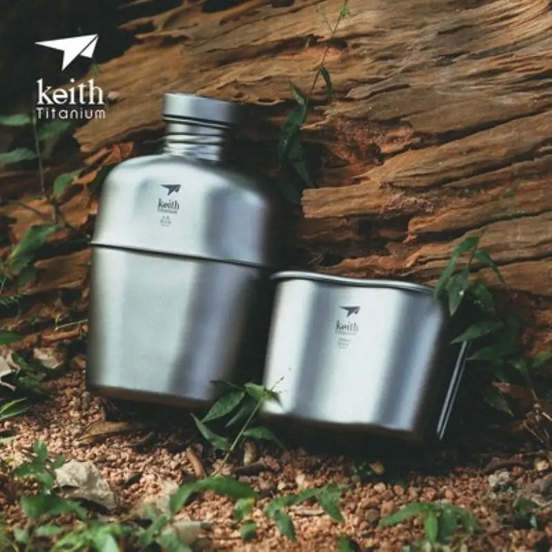 Mess Kit Titanium - Keith Pure Titanium Outdoor Camping piesze