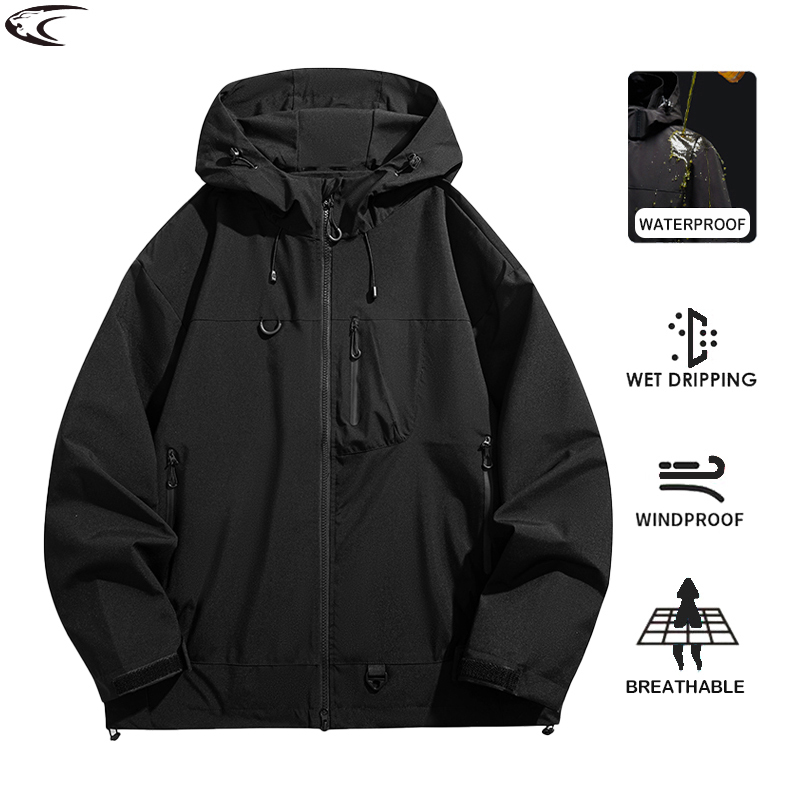 Camping Cooking Windbreak - LNGXO Unisex Wodoodporna Wiatroodporna Kurtka Sportowa