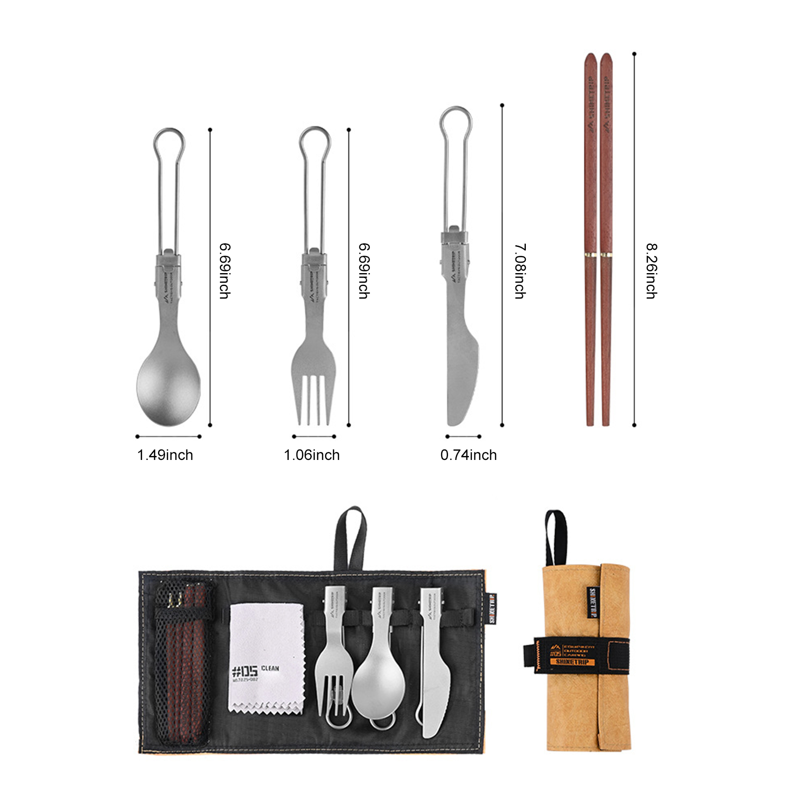 Przenośny składany zestaw nacz – Camping Cooking And Eating Set recenzja i cena