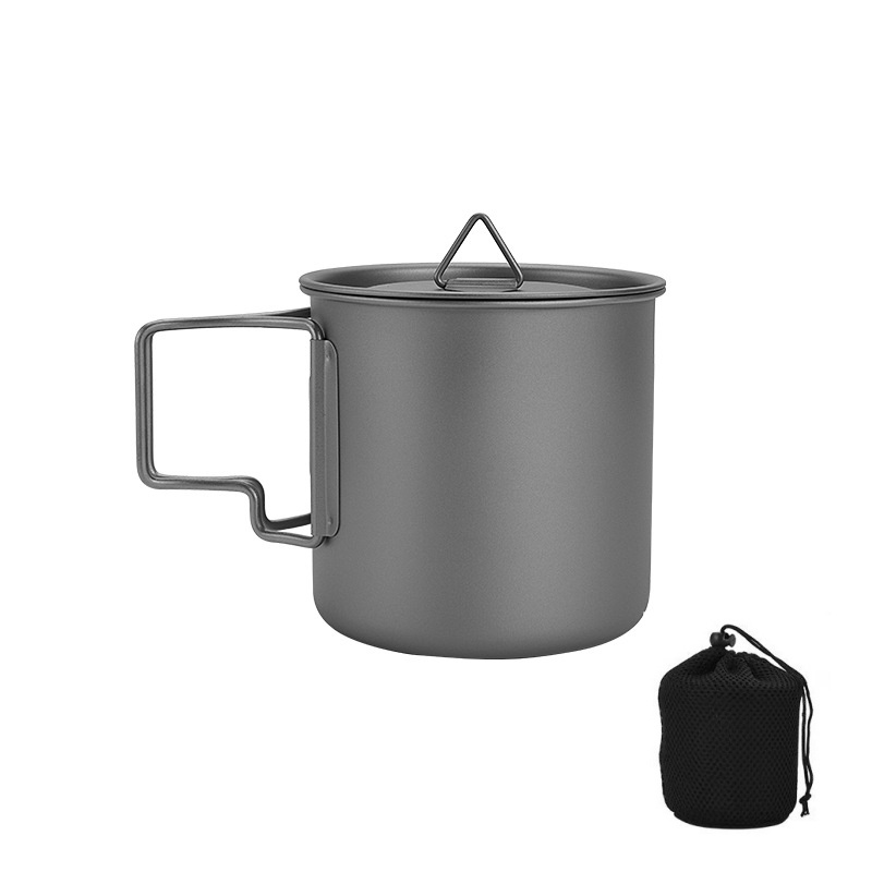 Tytanowy kubek turystyczny ze  – Camping Cooking Mesh recenzja i cena