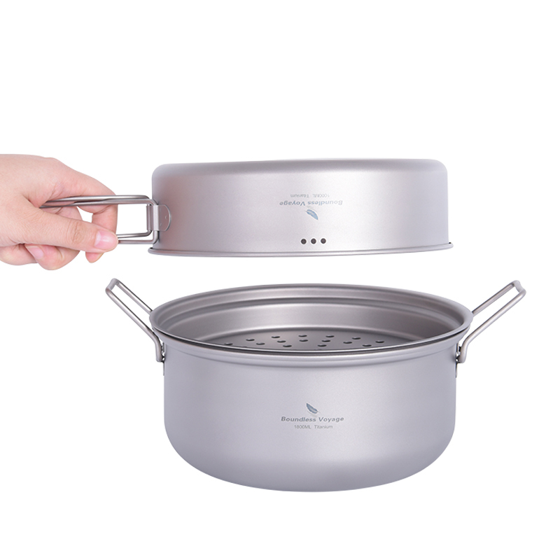 Boundless Voyage Tytanowy Zest – Camping Cooking Pot Set recenzja i cena