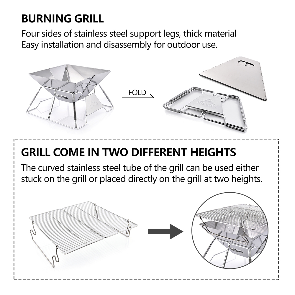 Wiatroodporny grill kempingowy – Camping Cooking Meat recenzja i cena