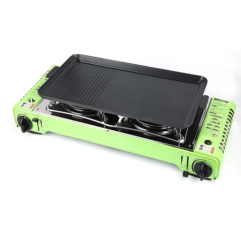 Przenośny kempingowy stół kuch – Camping Double Cooking Stove recenzja i cena