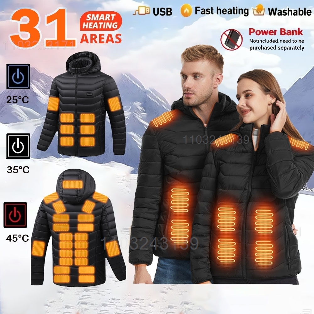 Kurtki grzewcze z 31 strefami  – Camping Cooking Windbreak recenzja i cena