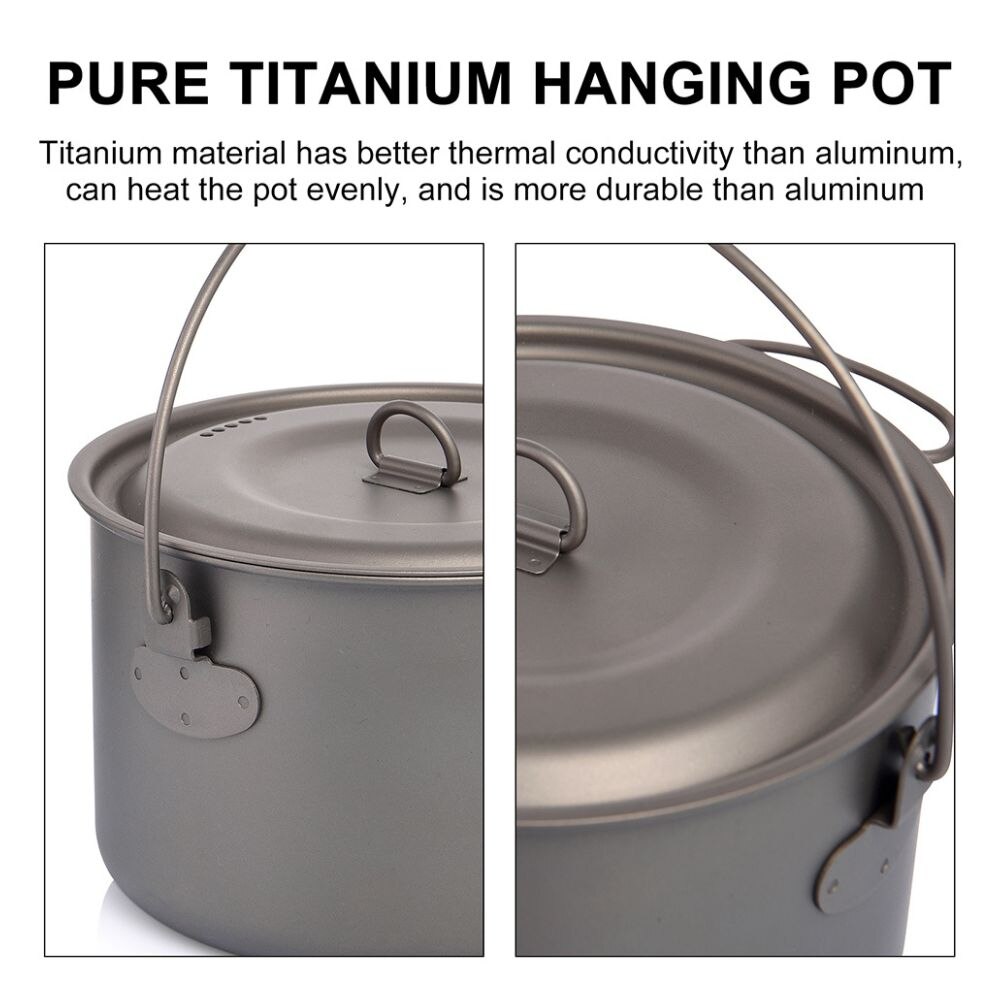 Widesea Camping zastawa stołow – Mess Kit Titanium recenzja i cena