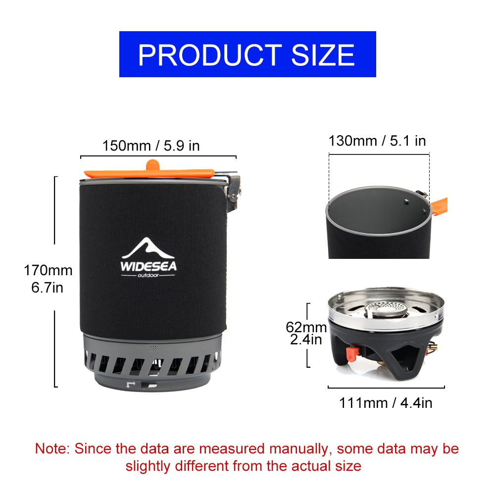 Zestaw do gotowania na kemping – Camping Cooking Pot Set recenzja i cena