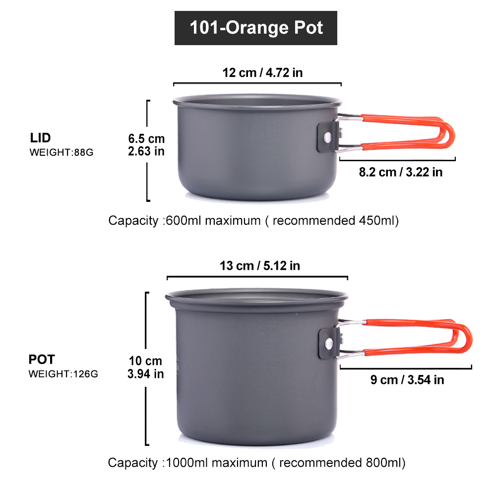 Widesea camping zastawa stołow – Camping Cooking And Eating Set recenzja i cena