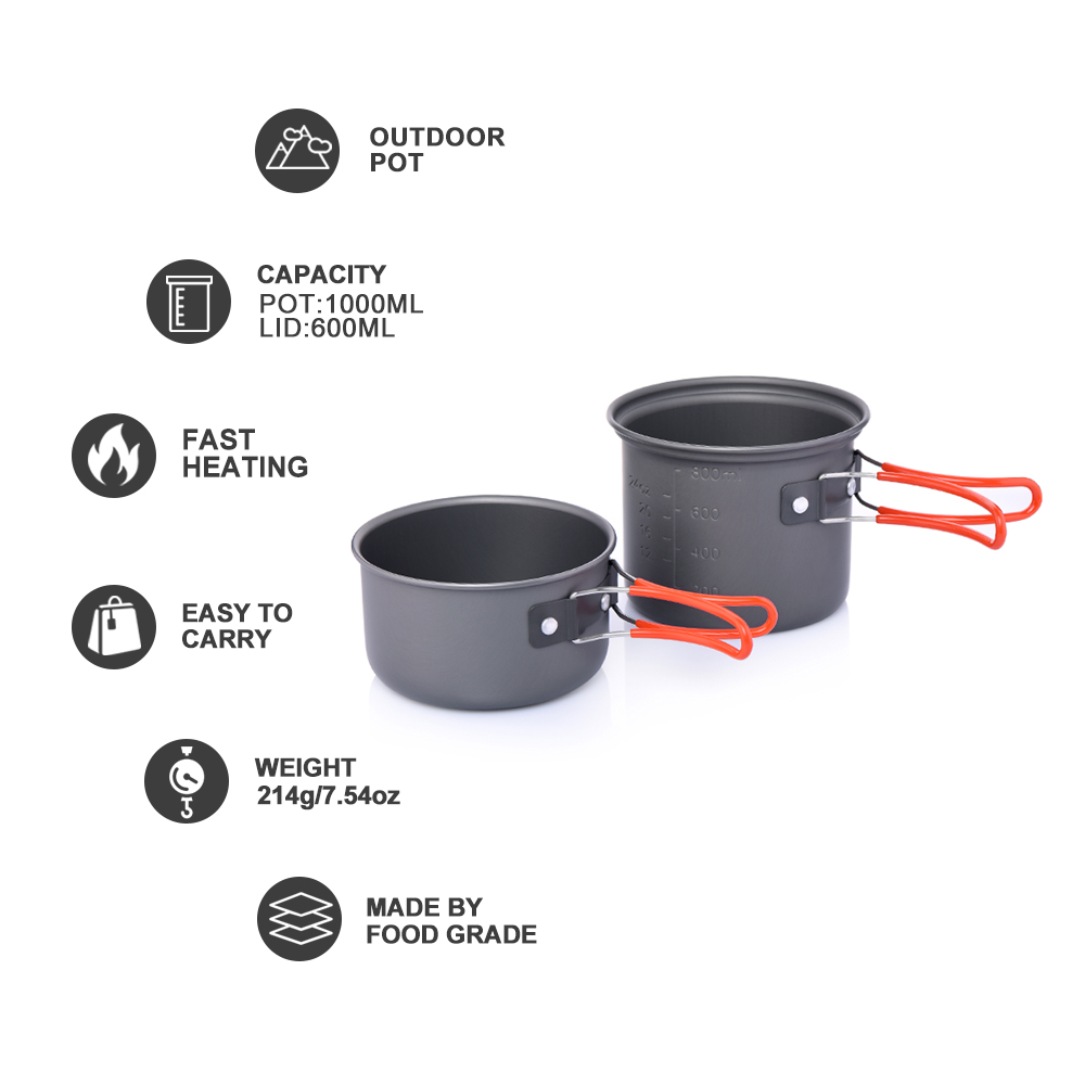 Widesea camping zastawa stołow – Camping Cooking And Eating Set recenzja i cena