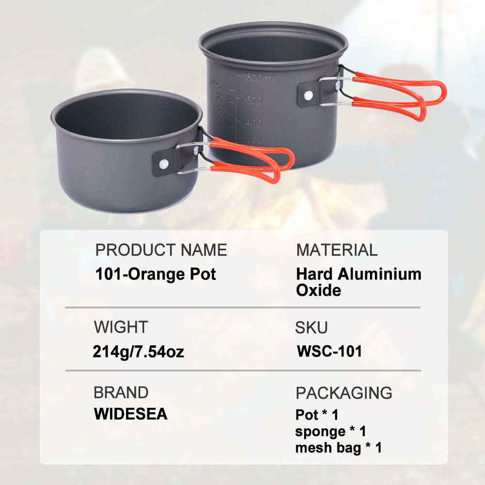 Widesea camping zastawa stołow – Camping Cooking And Eating Set recenzja i cena