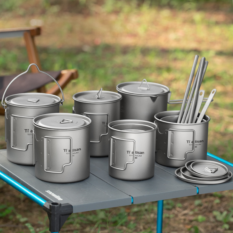 Tiartisan Outdoor Titanium Lek – Camping Cooking Set Non Stick recenzja i cena