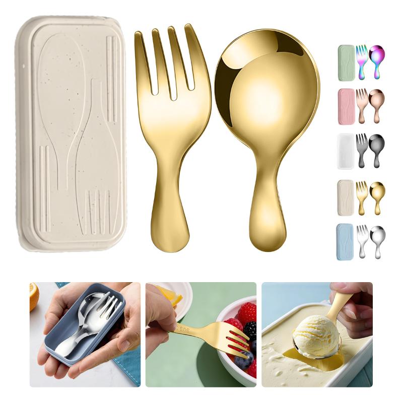 Przenośne sztućce ze stali nie – Camping Cooking And Eating Set recenzja i cena