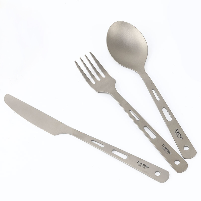 Tiarsan 3 szt. Zestaw sztućców – Camping Cooking And Eating Set recenzja i cena