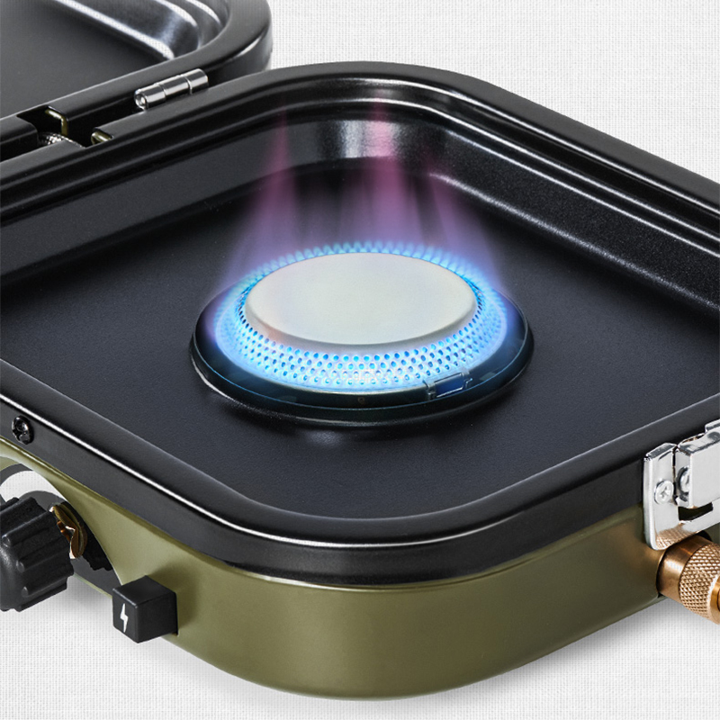 Składana dwupalnikowa kuchenka – Camping Double Cooking Stove recenzja i cena