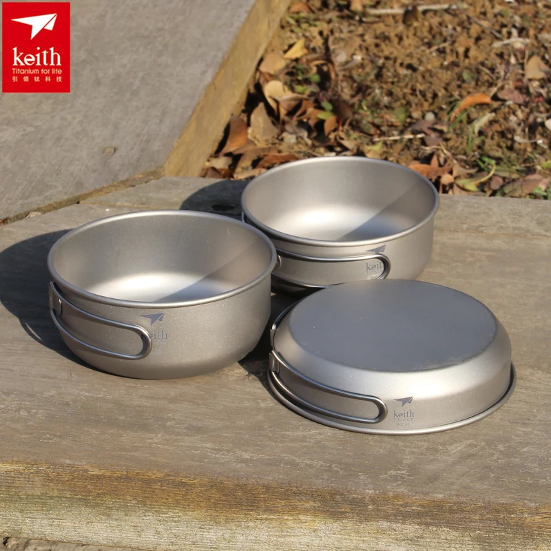 Keith 3PCS Titanium Cookware P – Camping Cooking Meat recenzja i cena