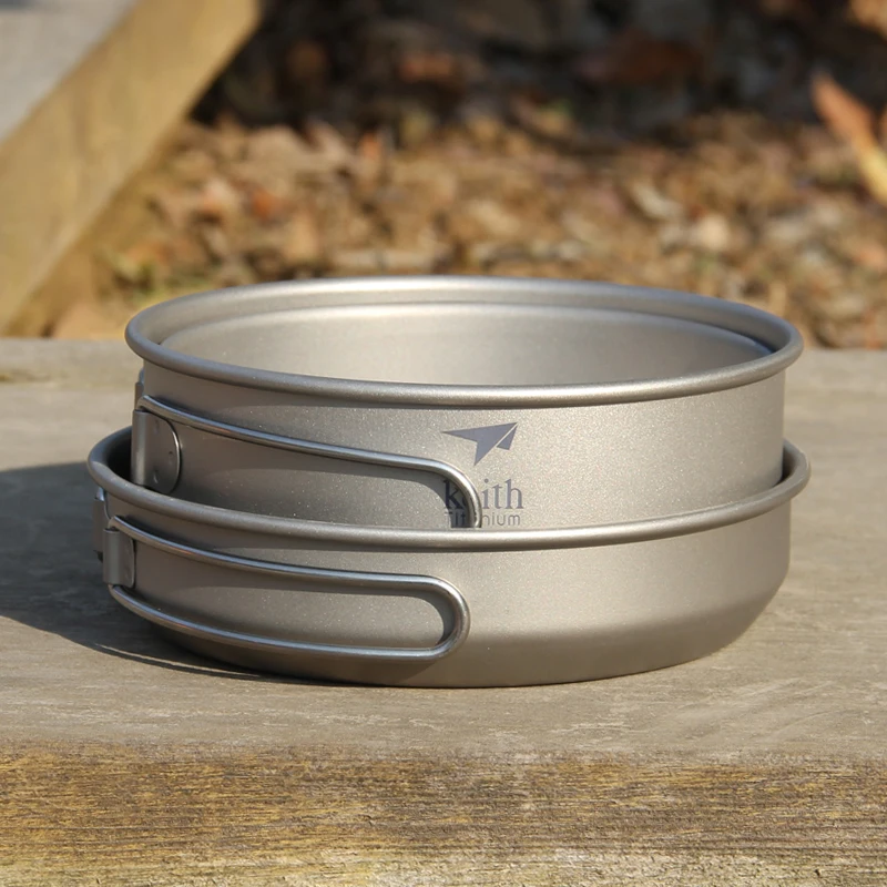 Keith 3PCS Titanium Cookware P – Camping Cooking Meat recenzja i cena