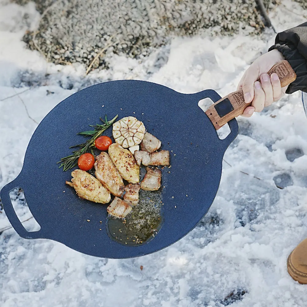 Uchwyt do patelni grillowej z  – Camping Cooking Meat recenzja i cena