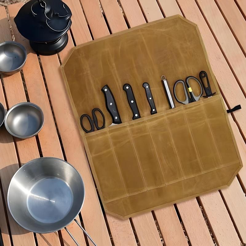Woskowany płócienny pokrowiec  – Camping Cooking Organizer recenzja i cena