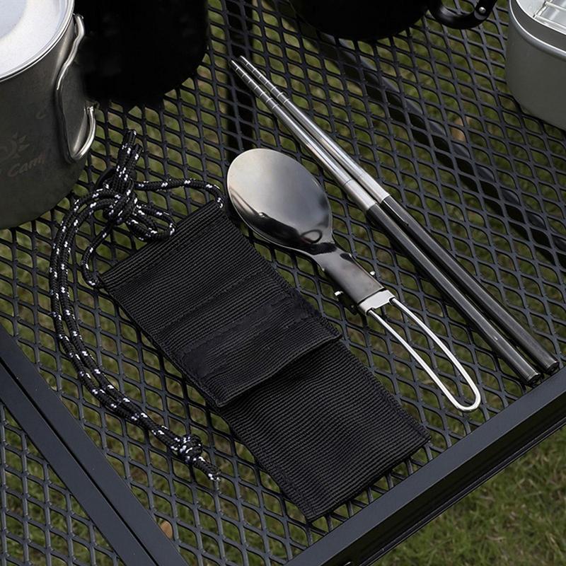 Składane pałeczki z łyżką Podr – Camping Cooking And Eating Set recenzja i cena