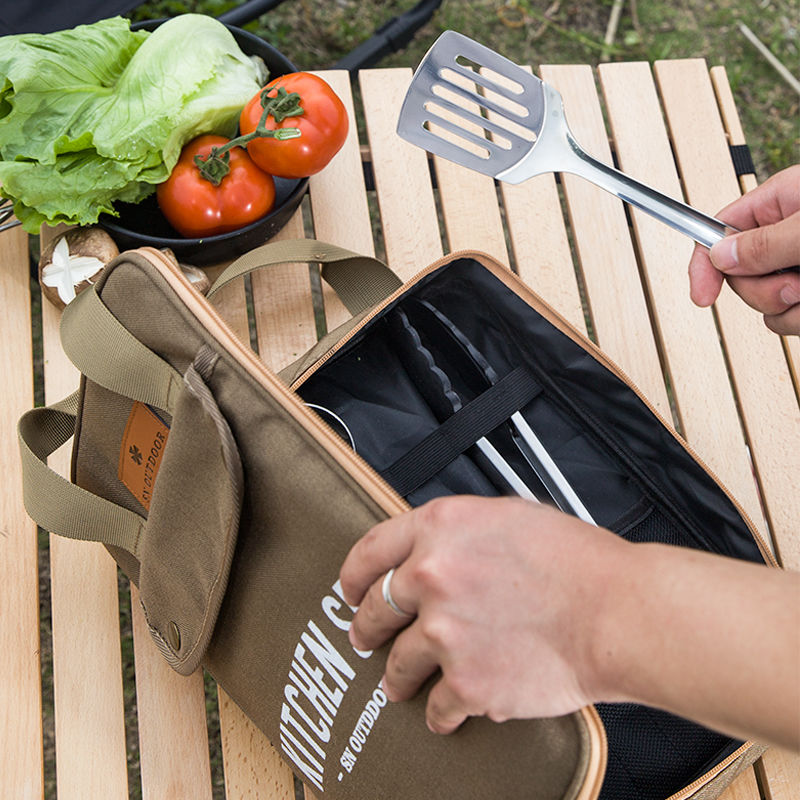 8-częściowy zestaw naczyń kuch – Camping Cooking Set Non Stick recenzja i cena