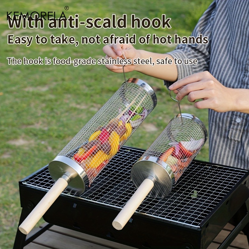 Zestaw okrągłych koszy do gril – Camping Cooking Basket recenzja i cena
