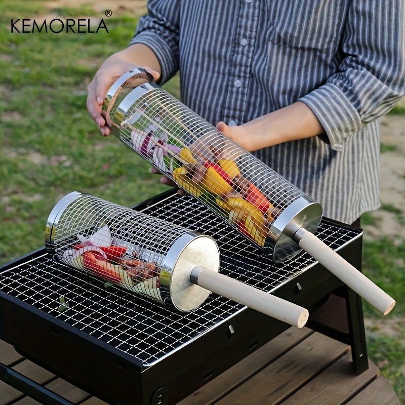 Zestaw okrągłych koszy do gril – Camping Cooking Basket recenzja i cena