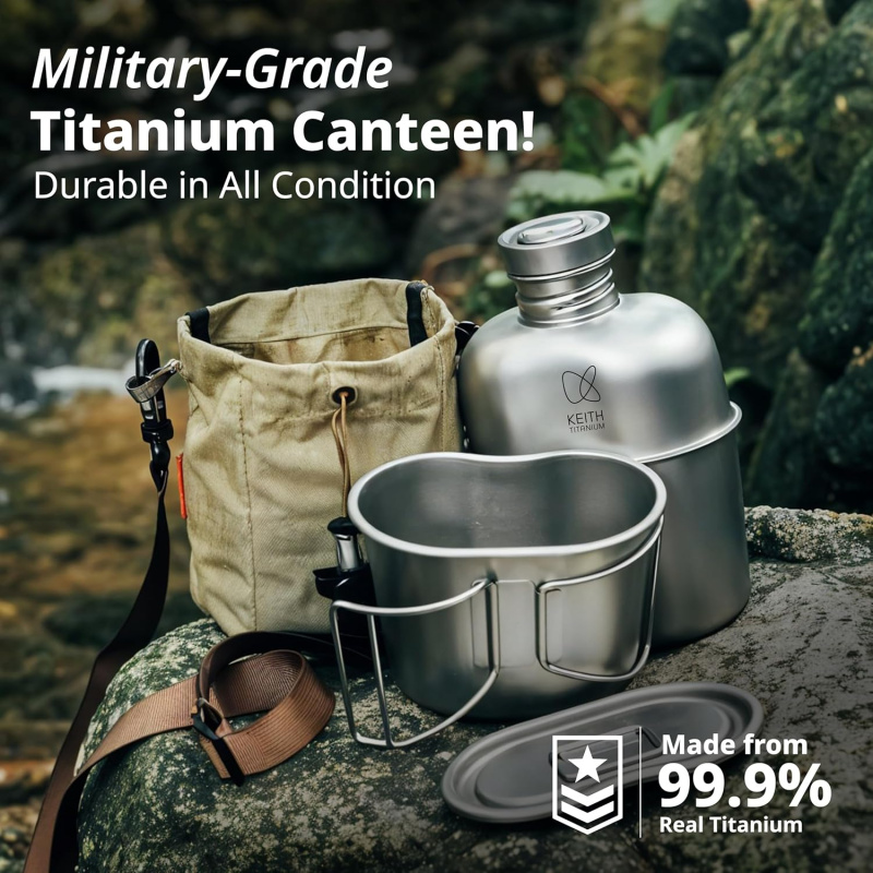 Keith Tytanowa butelka Outdoor – Mess Kit Titanium recenzja i cena