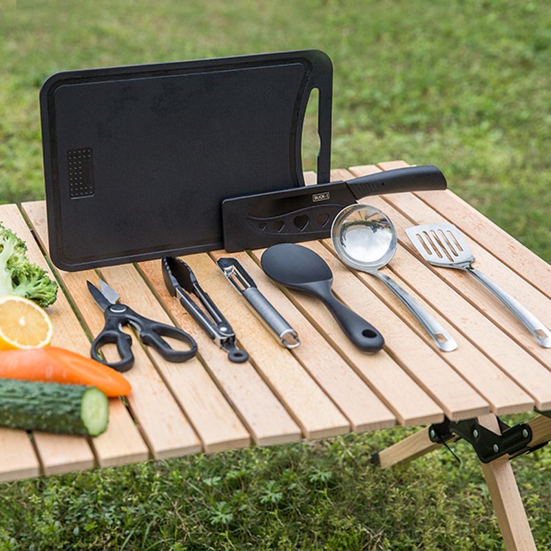 8-częściowy zestaw przyborów k – Camping Cooking And Eating Set recenzja i cena