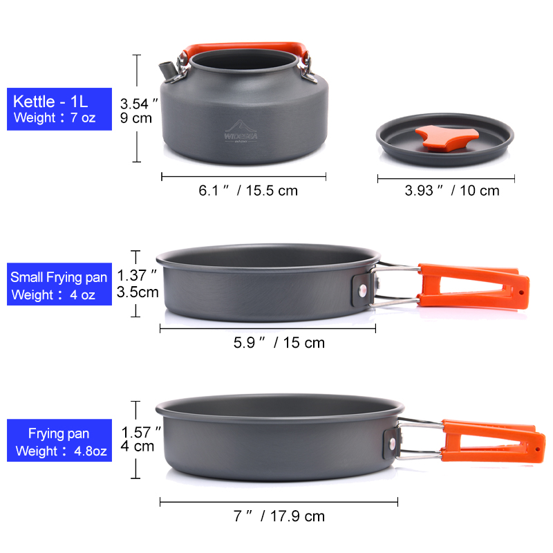 Widesea Camping Outdoor Cookwa – Camping Cooking And Eating Set recenzja i cena
