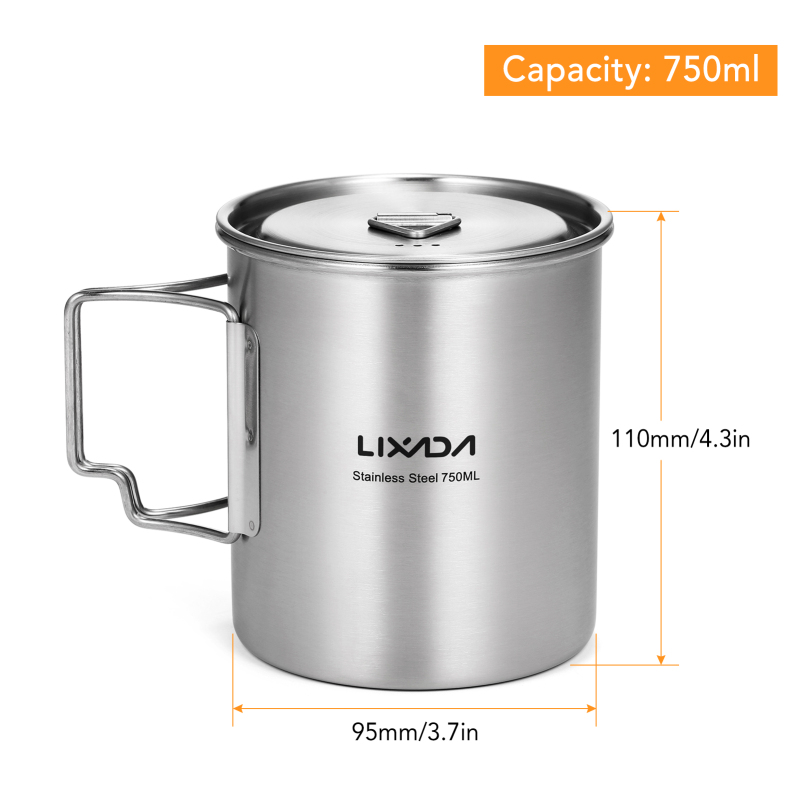 Lixada Kubek 750ml Outdoorowy  – Camping Cooking Mesh recenzja i cena