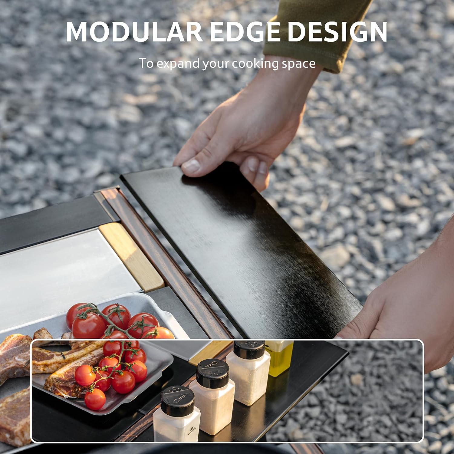 Regulowany stołek kempingowy z – Camping Cooking System recenzja i cena
