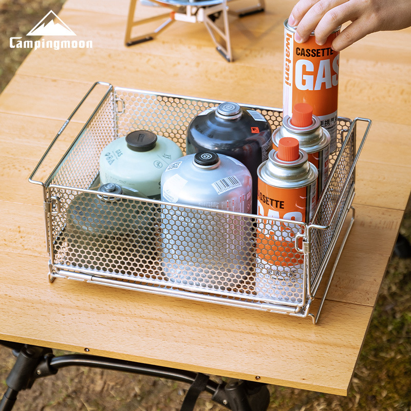 CAMPINGMOON CK-24SF Zestaw sto – Camping Cooking Basket recenzja i cena