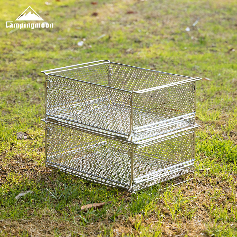 CAMPINGMOON CK-24SF Zestaw sto – Camping Cooking Basket recenzja i cena