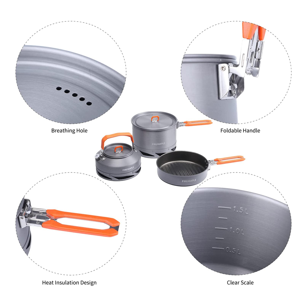 Fire Maple garnków Camping pie – Camping Cooking Pot Set recenzja i cena