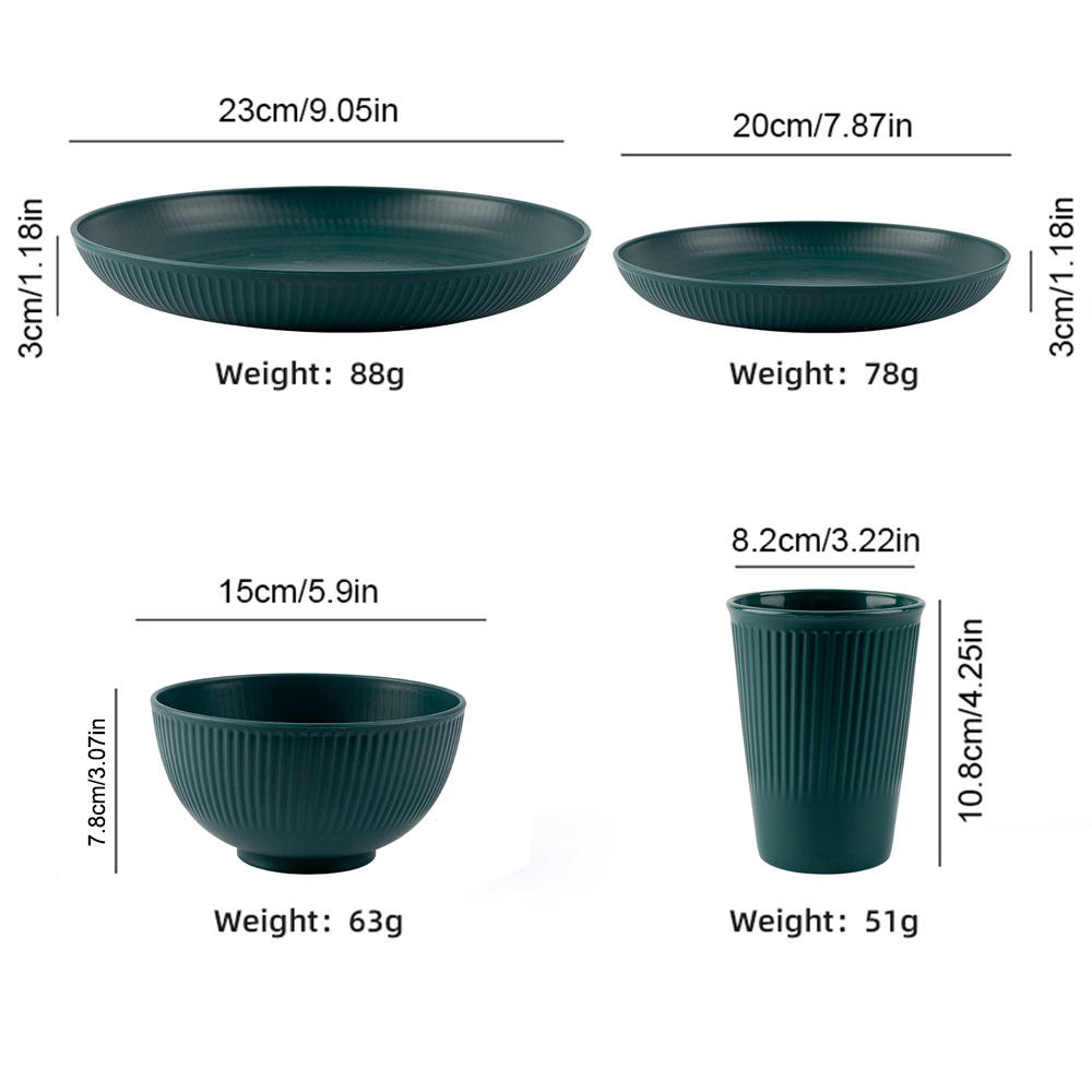 Kolorowy zestaw sztućców ze sł – Camping Cooking And Eating Set recenzja i cena