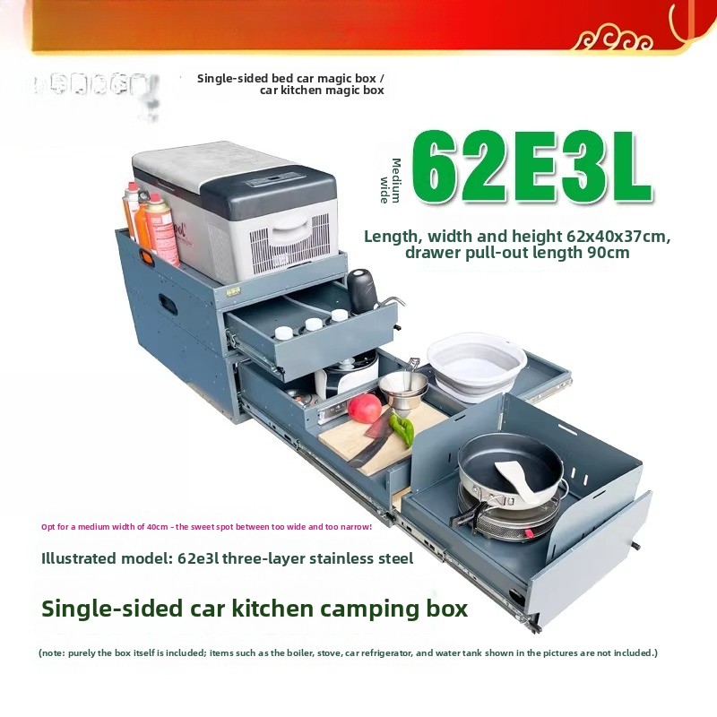 Przenośna kuchnia i schowek na – Camping Cooking Organizer recenzja i cena